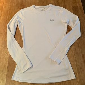 White Under Armour Fitted Thermal *BARELY WORN*